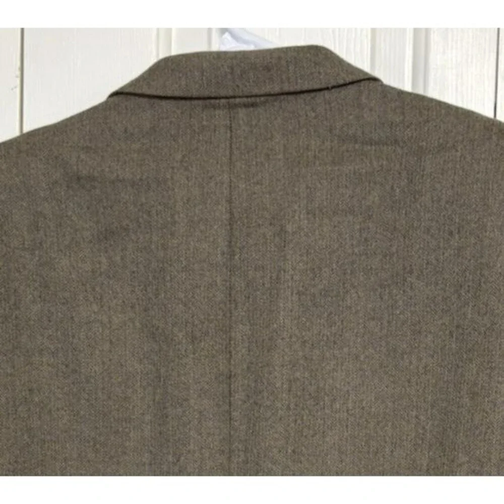 Vintage Fenzia Men's 46 Medium Blazer Brown 100% Wool  Sport Coat Made in Israel